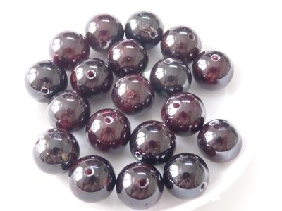 Grenat - ronde 10mm
