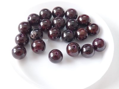 Grenat - ronde 8mm