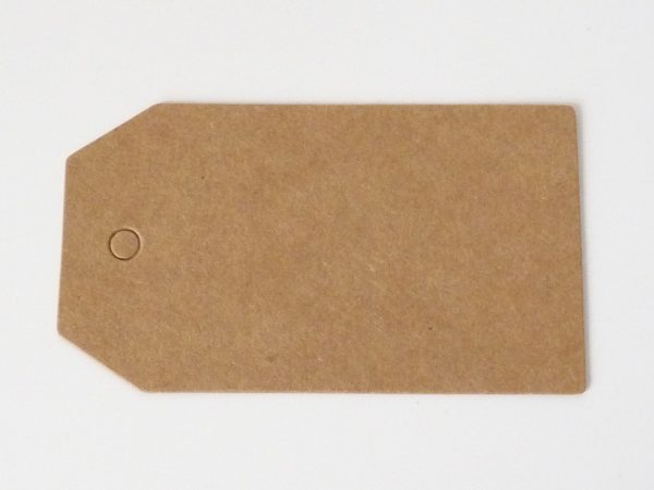 Etiquettes carton kraft avec ficelle 4x7cm (lot de 50)